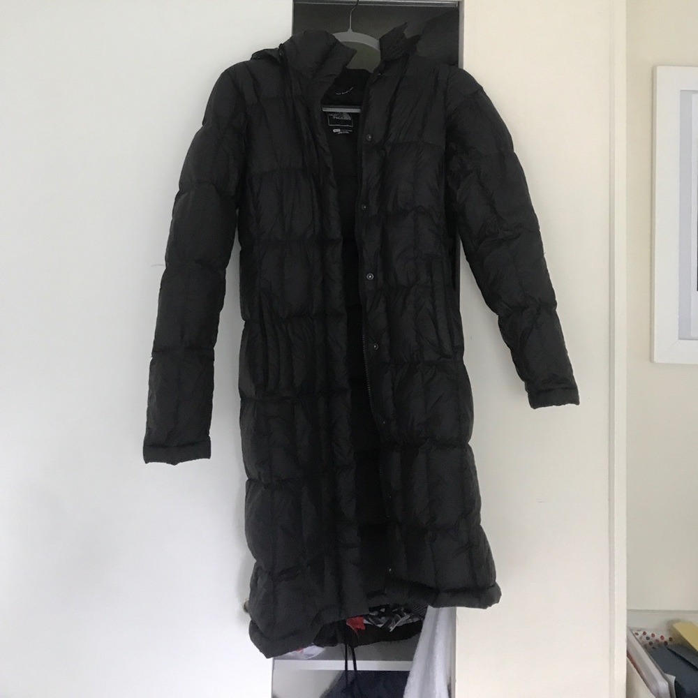North face winter down coat